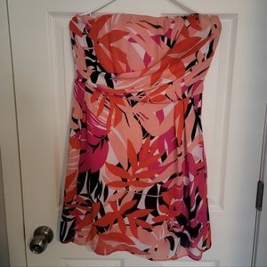Pre-owned  Banana Republic stapless floral dress size 8.